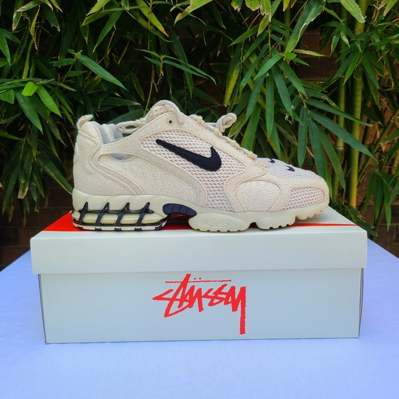 STUSSY × NIKE SPIRIDON CG 2 'FOSSIL' - Picture 2 of 4